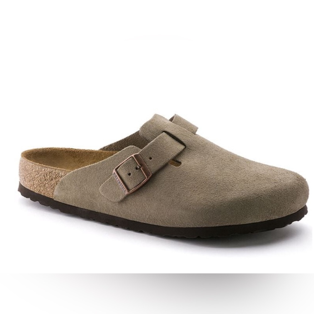 BIRKENSTOCK Boston BS Taupe size: 40 Regular Fit (BRAND NEW)